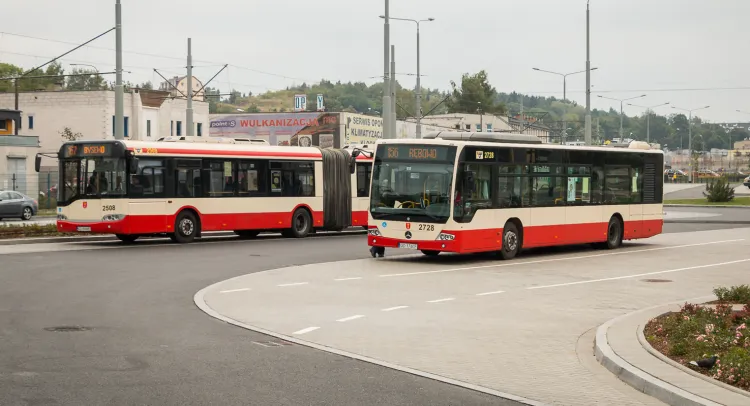 Autobusy teoretycznie powinny być ze sobą zsynchronizowane, ale w praktyce - z powodu zatorów na drogach - bywa z tym różnie.