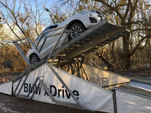 Pochylnia BMW xDrive budziła duże emocje.