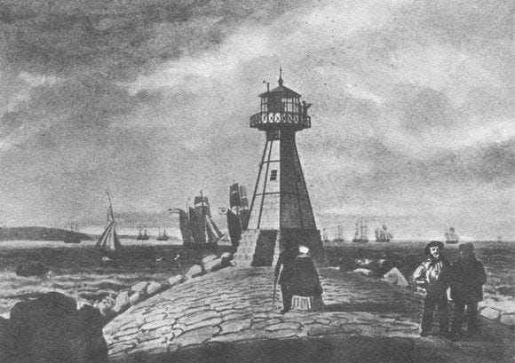 172590-Jeden-z-najstarszych-widokow-latarni-na-glowce-falochronu-ok-1850-Rysunek-K-E-Detloff.jpg