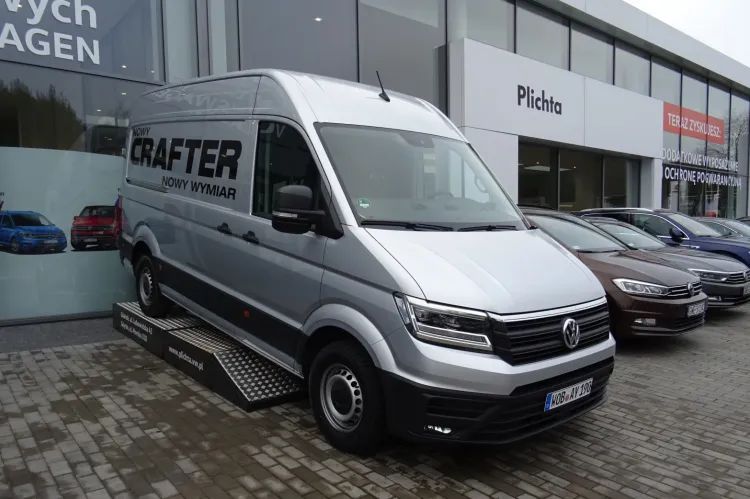 Nowy VW Crafter odwiedził gdyński salon dealera Plichta.