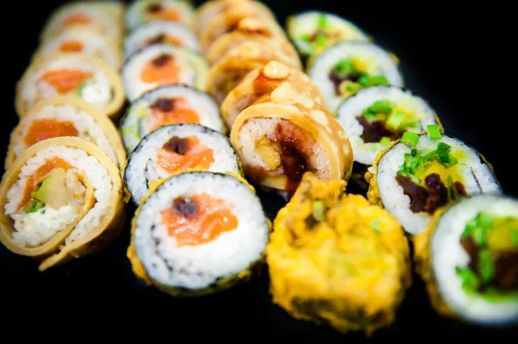 W New Kansai Sushi wciąż trwa promocja, w ramach której sushi i tempury zamówimy z 50-procentową zniżką.