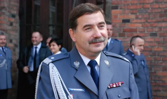 Nadinspektor Krzysztof Gajewski, zwany też przez policjantów "Gajowym", nowy szef policji na Pomorzu.