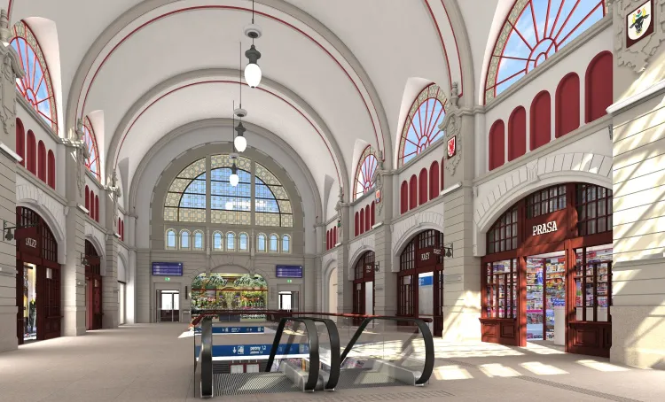 Tak ma wyglądać wnętrze dworca w Gdańsku po remoncie. 