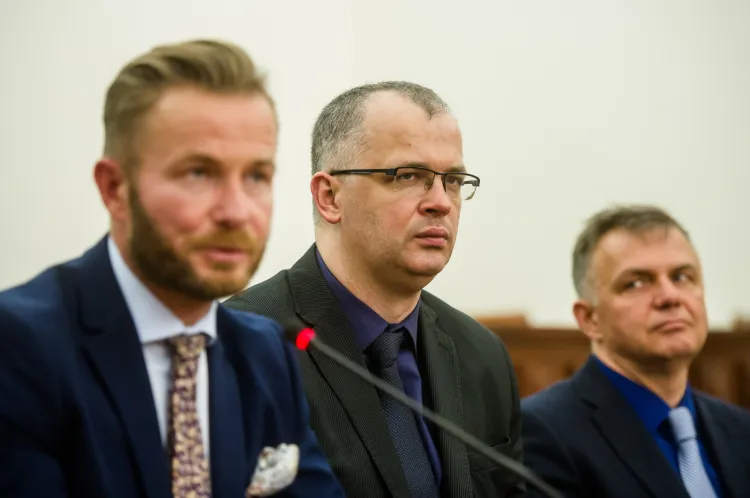 Andrzej Marszk (w środku) był wiceprezesem PSSE od lutego ub. roku.