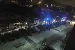 Pożar wybuchł w bloku przy Malczewskiego w Gdańsku.