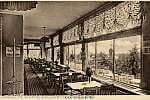 Wnętrze Café Zinglershöhe, ok. 1929. [źródło: "Wrzeszcz na dawnej pocztówce. Spacer drugi"]