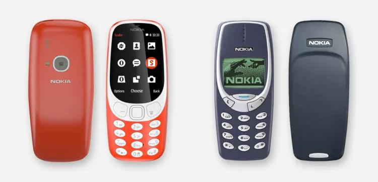 Nowa Nokia 3310 jest cieńsza i smuklejsza od swojego poprzednika, ale zamysł całokształtu jest taki sam.