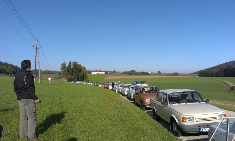 Zlot Trabantów w czeskim Lipnie.