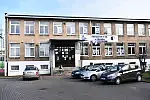 Informacja o strajku na budynku Gimnazjum nr 25 we Wrzeszczu.