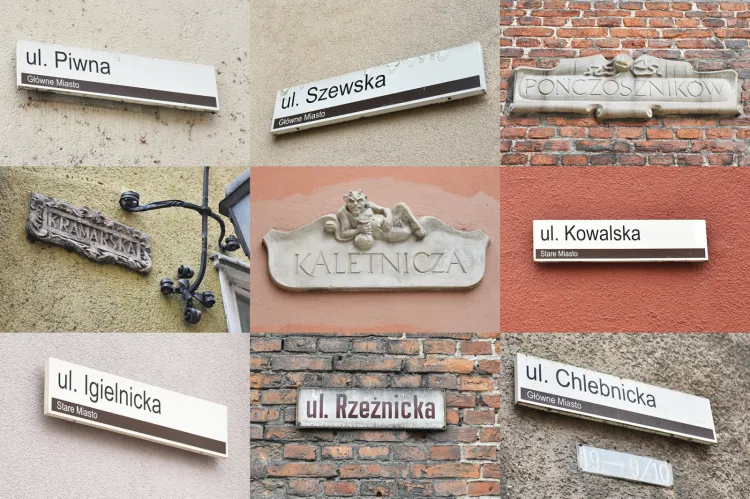 Wiele ulic dawnego Gdańska dotyczy zawodów, jednak myślenie, że dokładnie w tych miejscach można było spotkać ich przedstawicieli jest raczej życzeniowe.