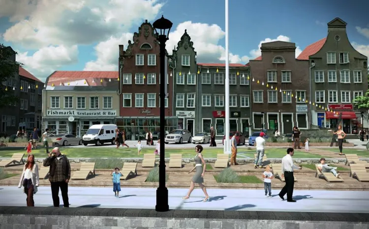 Jeśli w konkursie wygra projekt FRAG na Targu Rybnym pojawi się od dawna planowana przestrzeń rekreacyjna. 
