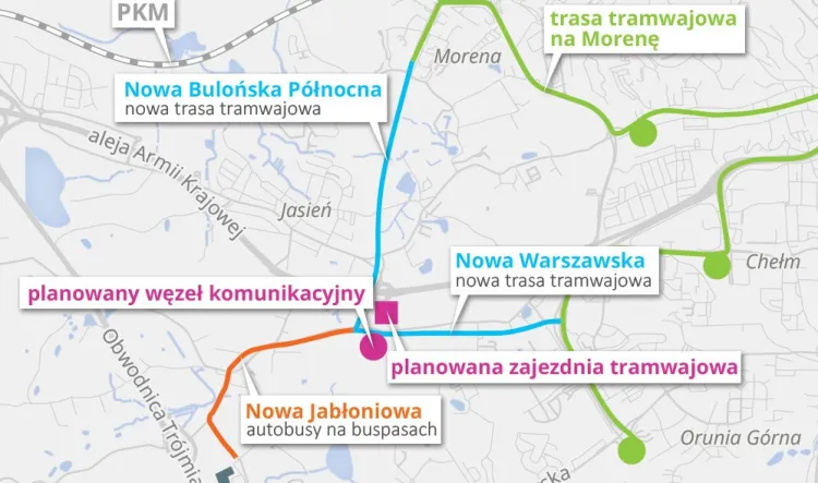Nowa Warszawska będzie stanowiła ważny element układu komunikacyjnego Południa.