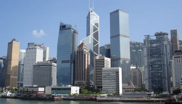 Pomimo kryzysu Chiny zanotowały wzrost gospodarczy powyżej 5 proc. Jest to ewenement na skalę światową. Na zdjęciu Hong Kong.