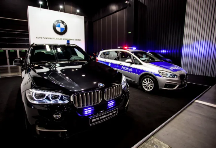 Rządowe BMW X5 - to w naszej ocenie jeden z ciekawszych pojazdów, który zaparkował w halach AmberExpo.