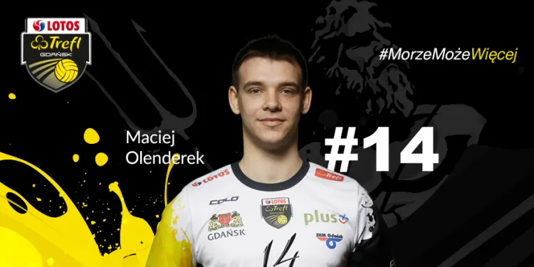 Maciej Olenderek został nowym libero gdańskiego klubu. Siatkarz podpisał umowę z Lotosem Treflem na 2 lata.