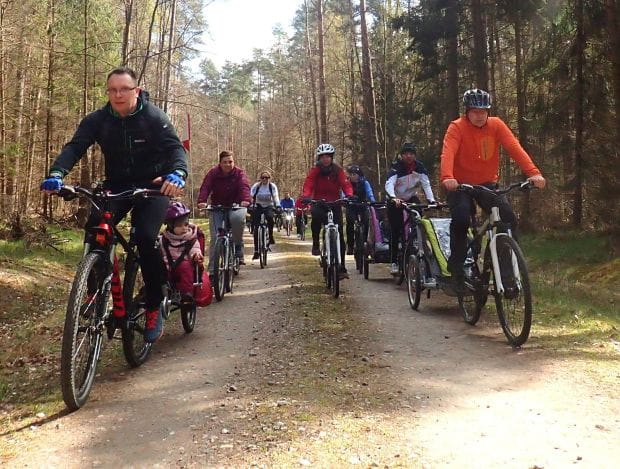 W pierwszym tegorocznym Rodzinnym Pikniku Rowerowym zorganizowanym przez Grupę Rowerową 3miasto wzięło udział ponad 40 osób