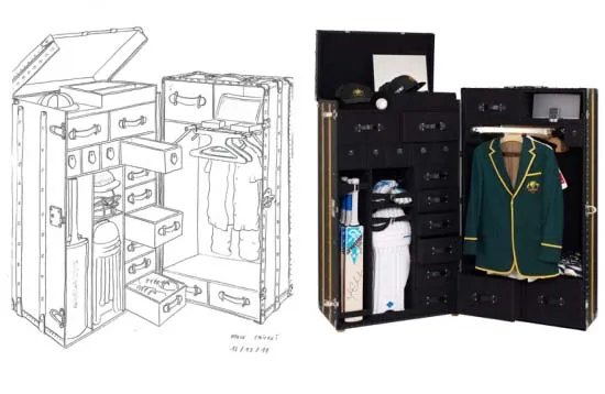 Michael Clarke\'s Louis Vuitton Luxury Trunk