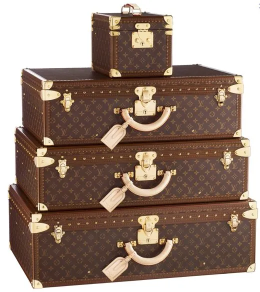 Louis Vuitton Leather Luggage Set