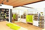 Nowa biblioteka w PPNT ma przyciągnąć głównie młodszych mieszkańców, niekoniecznie zainteresowanych tylko papierowymi publikacjami.