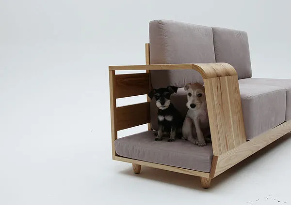 Sofa z legowiskiem dla zwierząt