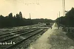 Końcowy odcinek tramwaju na Stogi w latach 20. XX wieku.