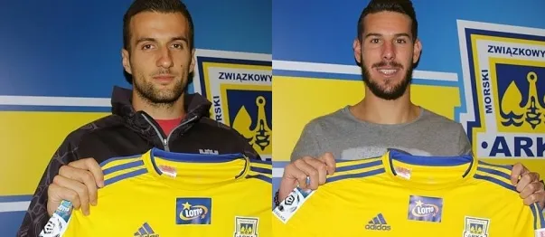 Filip Jazvić (z lewej) i Alvaro Rey (z prawej) to kolejne zagraniczne wzmocnienia Arki przed nowym sezonem.