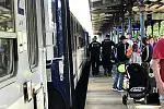 Ewakuacja pociągu TLK Stańczyk na stacji w Sopocie.