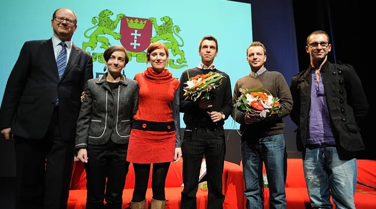 Wręczenie Nagród Miasta Gdańska dla Młodych Twórców w Dziedzinie Kultury 2010.