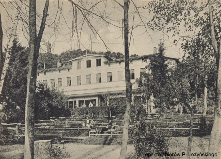 W czasie I wojny światowej, najprawdopodobniej pod jej koniec, w hotelu mieścił się lazaret.