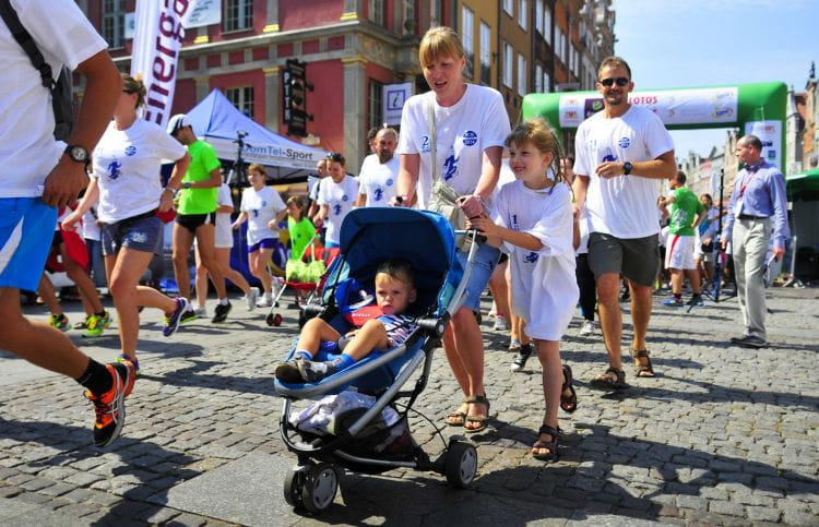 W listopadzie podczas półmaratonu w Gdańsku odbędzie się bieg z wózkami dziecięcymi. Będą też konkurencje dla najmłodszych. W przeszłości, ale w formie bardziej rekreacyjnej wózki pojawiały się m.in. podczas Prologu Biegu św. Dominika (na zdjęciu), ale tam nie była prowadzona klasyfikacja. 