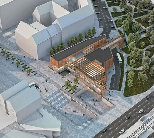 Budynek stanowić będzie niewielką część kompleksu Forum Gdańsk. 