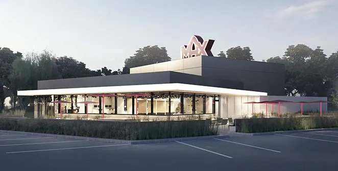 Tak ma wyglądać bar nowej sieci Max Premium Burgers, który zostanie otwarty w Gdańsku.