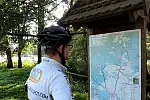 Zdjęcia z rowerowej przejażdżki szlakiem przyrodniczym "Pętla Przytarnia"