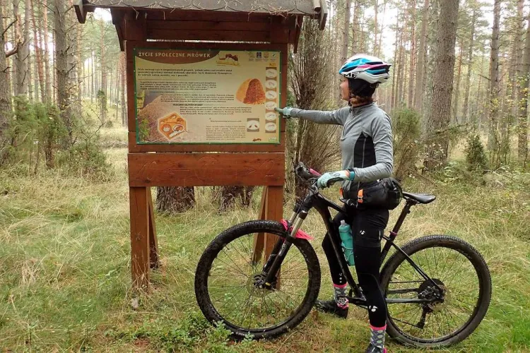 Zdjęcia z rowerowej przejażdżki szlakiem przyrodniczym "Pętla Przytarnia"