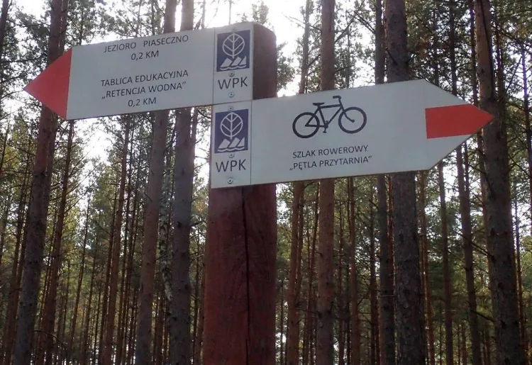 Zdjęcia z rowerowej przejażdżki szlakiem przyrodniczym "Pętla Przytarnia"