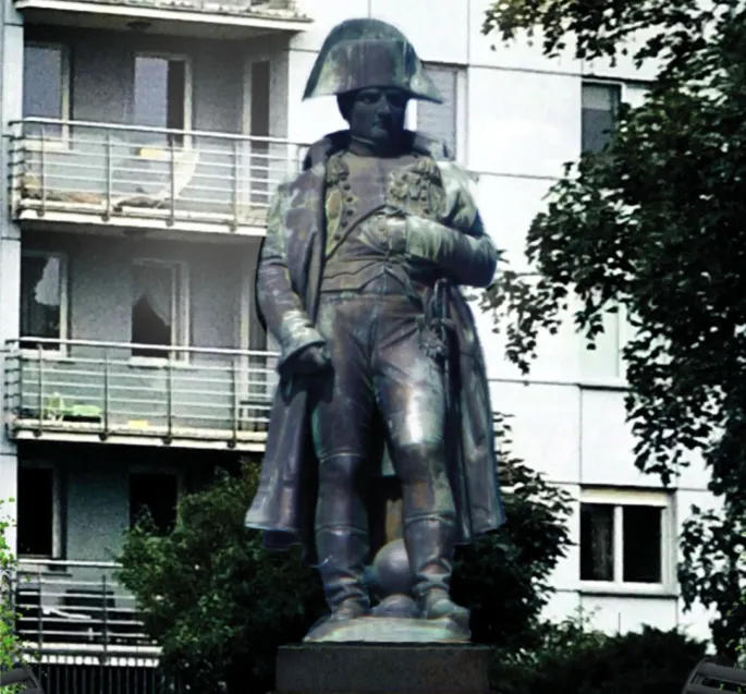 Wizualizacja pomnika Napoleona przy ul. Lastadia. 