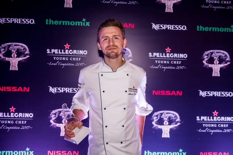 Marcin Popielarz wygrał regionalny półfinał konkursu S.Pellegrino Young Chef.