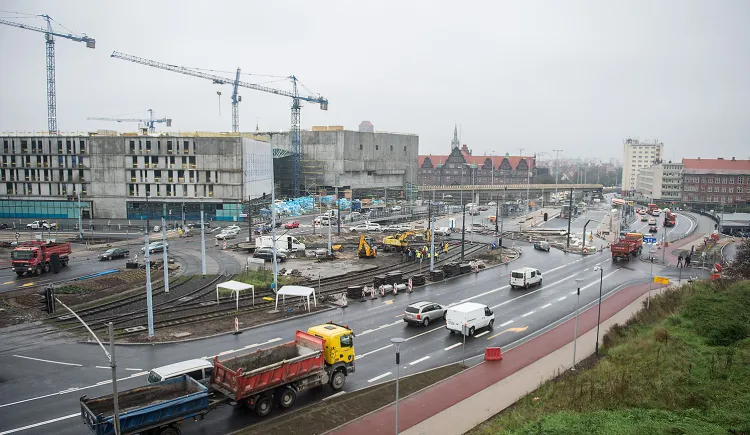 Przystanki tramwajowe przy SKM Gdańsk Śródmieście były wyłączone z eksploatacji od stycznia br.