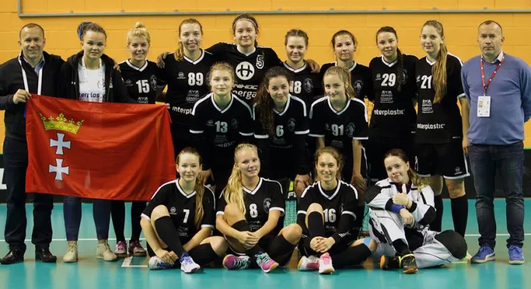 Zespół Olimpii podczas turnieju na Łotwie.