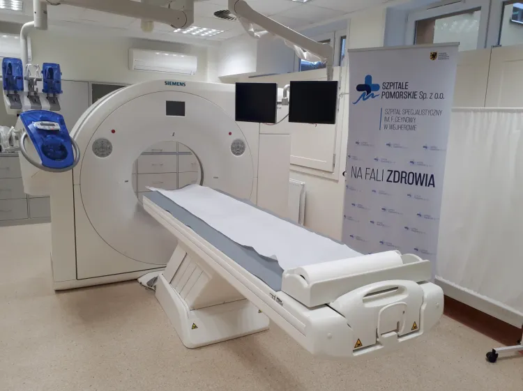 Tomograf działa w Szpitalu Specjalistycznym w Wejherowie, będącym w spółce Szpitale Pomorskie.