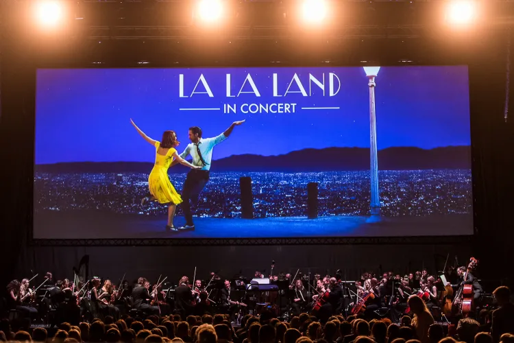 W środowy wieczór około 1600 osób odwiedziło Gdynia Arenę, żeby zobaczyć projekcję filmu "La La Land" z muzyką wykonywaną na żywo. 