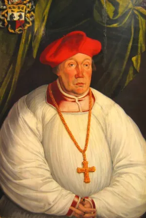 Maurycy Ferber jako biskup warmiński. Kopia zaginionego obrazu z 1535 r., namalowana przez Antona Möllera ok. 1590 r.