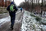 Delikatny biały puch zdobi jedno ze wzniesień, przez które wędrujemy, niestety to tylko chwilowy objaw aury