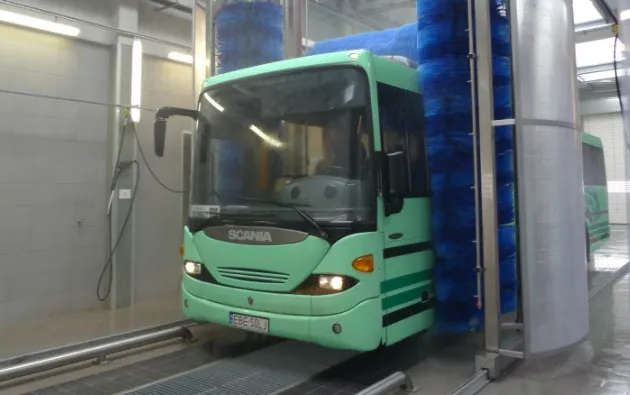 Myjnia dla autobusów i aut ciężarowych zostanie oddana do użytku pod koniec maja.