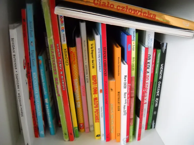 Fragment biblioteczki przedszkolaka.