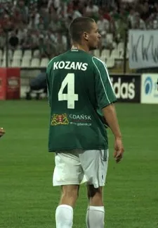 Sergejs Kożans jako jedyny z drużyny Lechii rozegrał całe spotkanie.