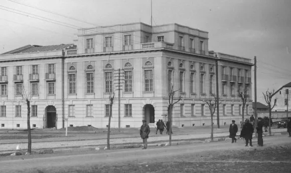 Zdjęcie z 1929 roku - tuż po ukończeniu budowy Banku Polskiego.
