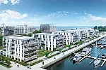 Pierwszy etap zabudowy terenów po Dalmorze stanowić będzie sześć budynków mieszkalnych i marina.