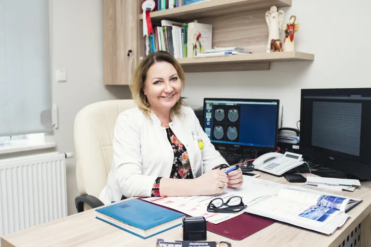 Dr hab. Maria Mazurkiewicz-Bełdzińska, ordynator Kliniki Neurologii Rozwojowej UCK oraz adiunkt Katedry Neurologii GUMed.
