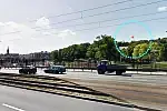 Analiza przestrzenna dla lokalizacji 40-metrowego masztu na Grodzisku - widok z Błędnika.